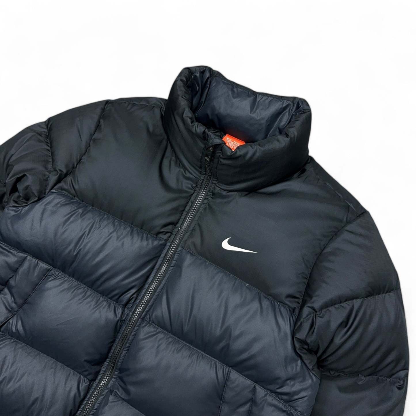 Vintage Y2K Down Pufferjacke Schwarz-Maverick