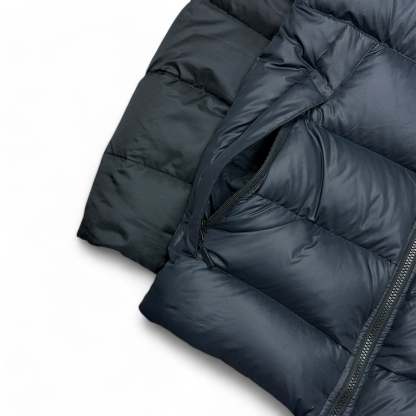 Vintage Y2K Down Pufferjacke Schwarz-Maverick