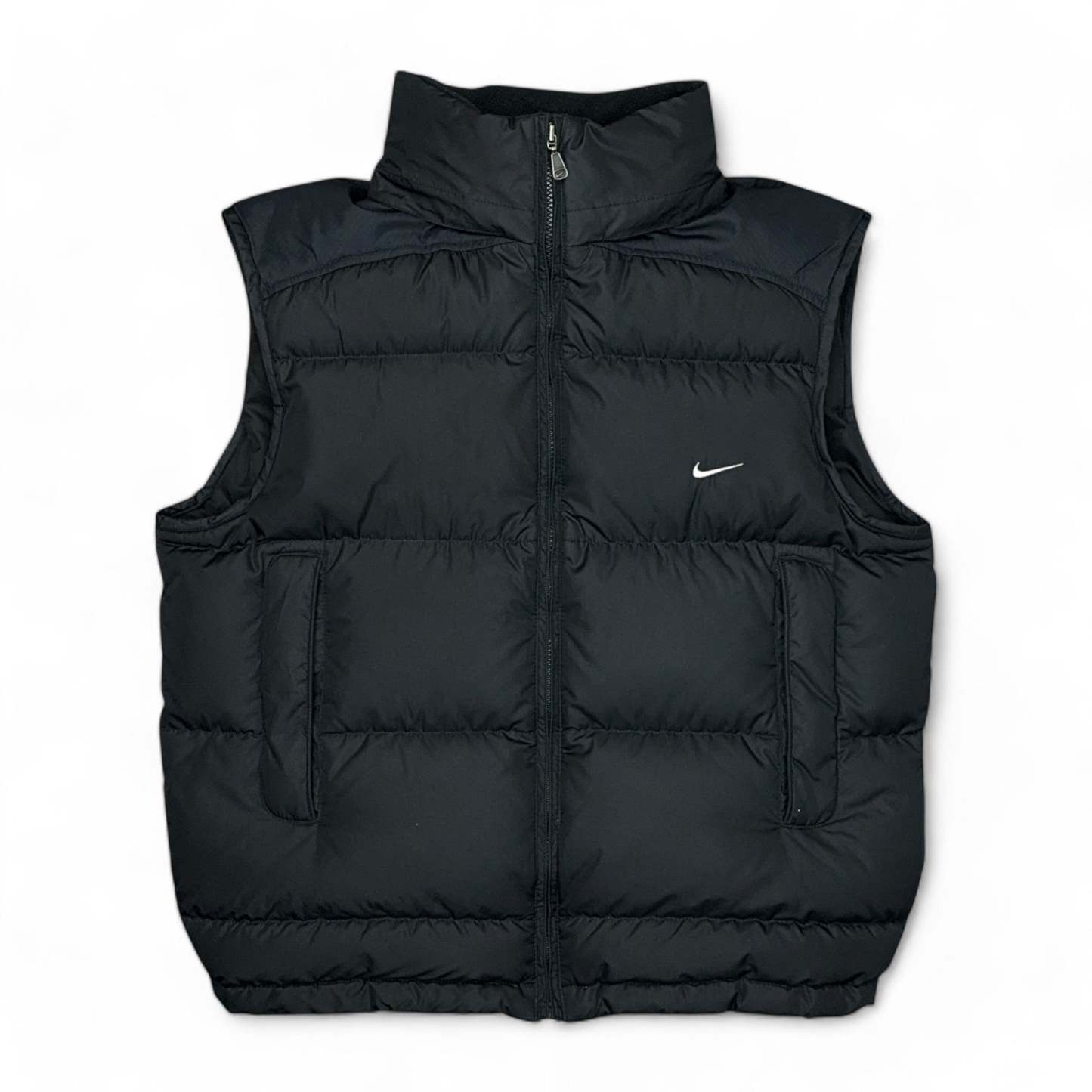 Vintage Y2K Rare Gilet Puffer Daunenweste Schwarz-Maverick