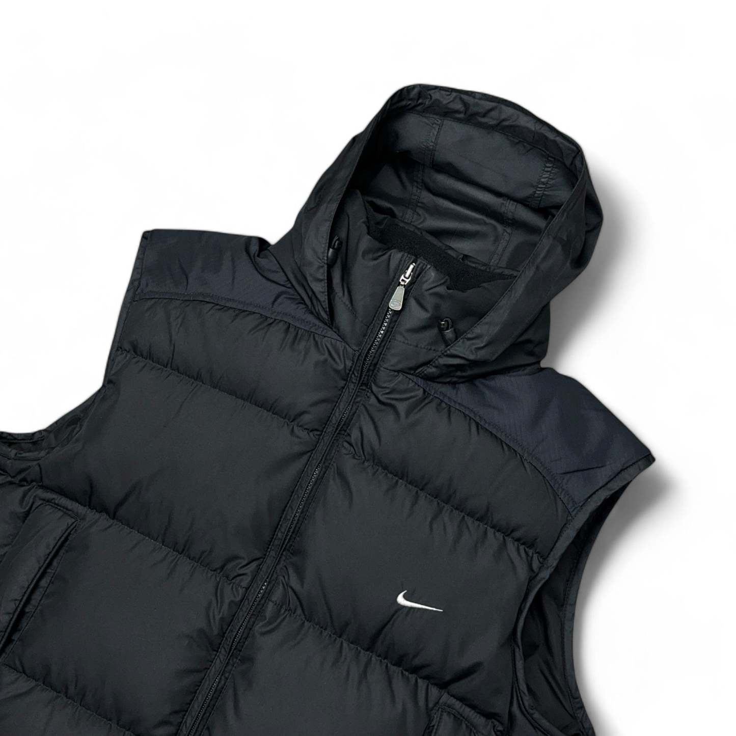 Vintage Y2K Rare Gilet Puffer Daunenweste Schwarz-Maverick