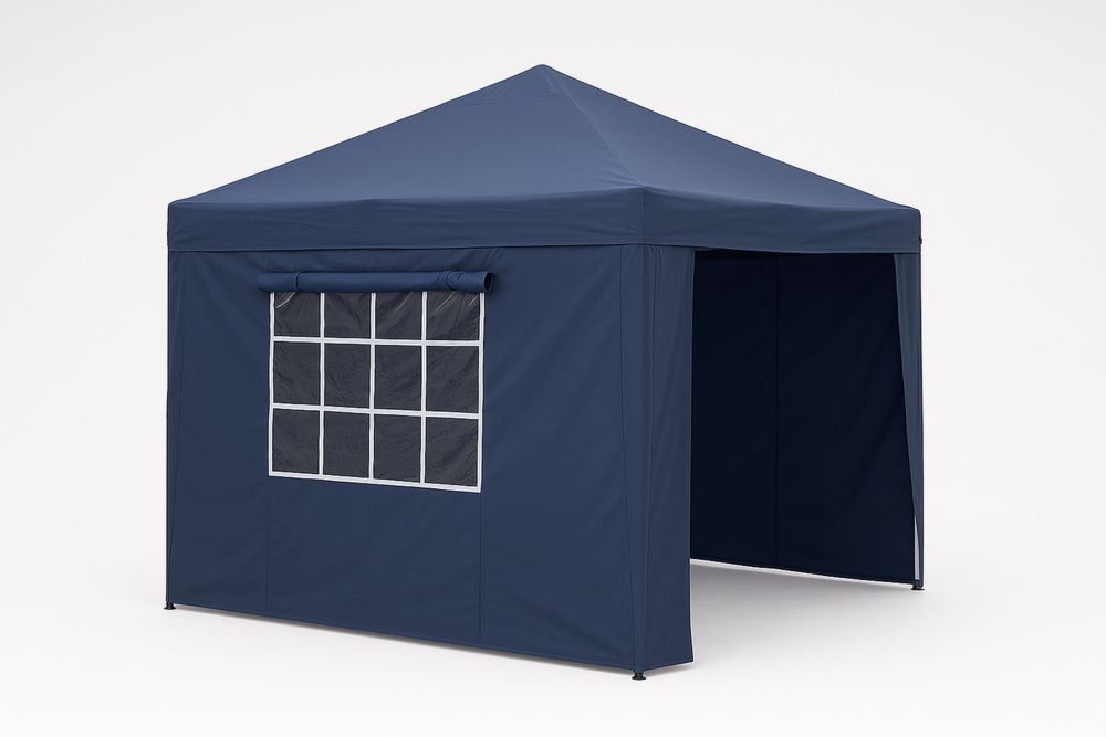 Kerti sátor összecsukható 3x3m poliészter acél kék
