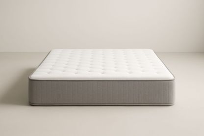 160x200 cm matrac poliészter huzattal fehér/szürke