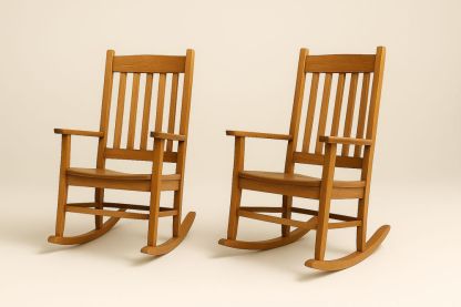 Fa Hintaszék Készlet Két Darabban