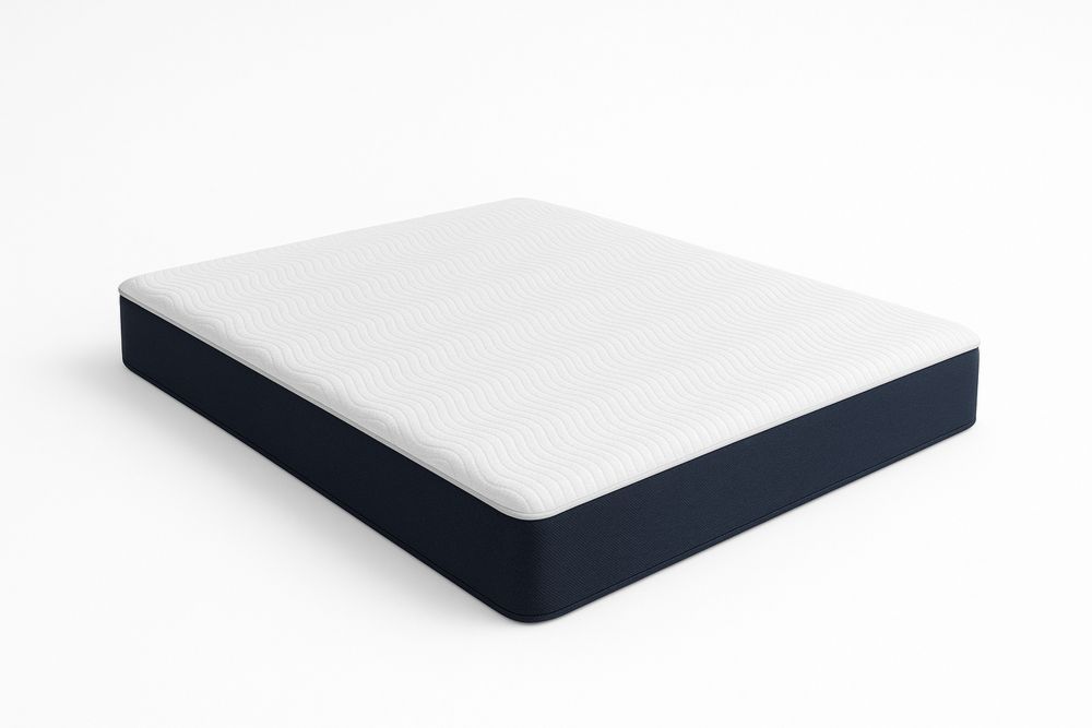 Matrac poliuretán hab fehér/kék 200x150x20 cm