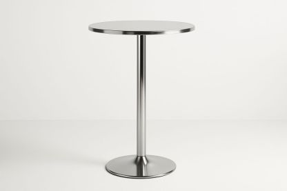 Kerek fém bárasztal 60 cm átmérő 110 cm magasság