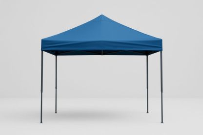 Összecsukható acél kerti sátor 300x300 cm kék színben