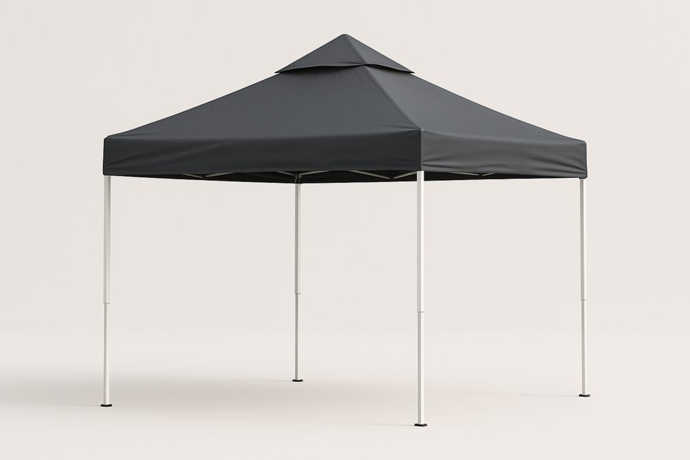 Kültéri pavilon sátor fém vázzal poliészter tetővel 300x300 cm