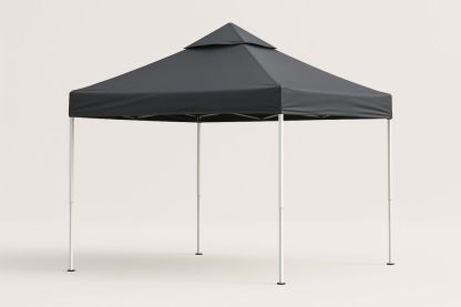 Kültéri pavilon sátor fém vázzal poliészter tetővel 300x300 cm