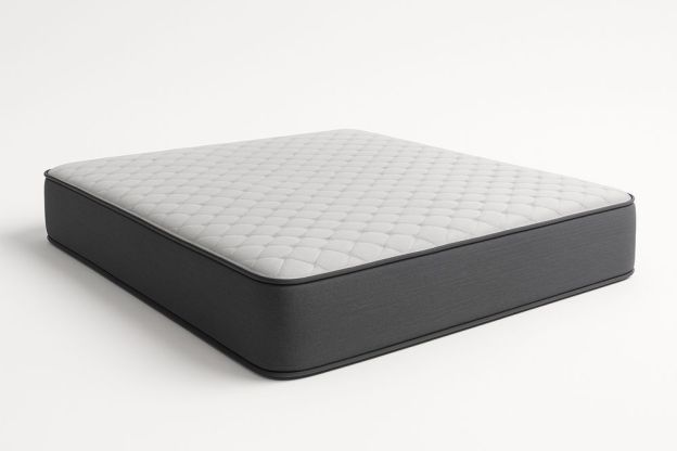 Poliészter Memóriahab Matrac 160x200 cm Szürke/Fehér