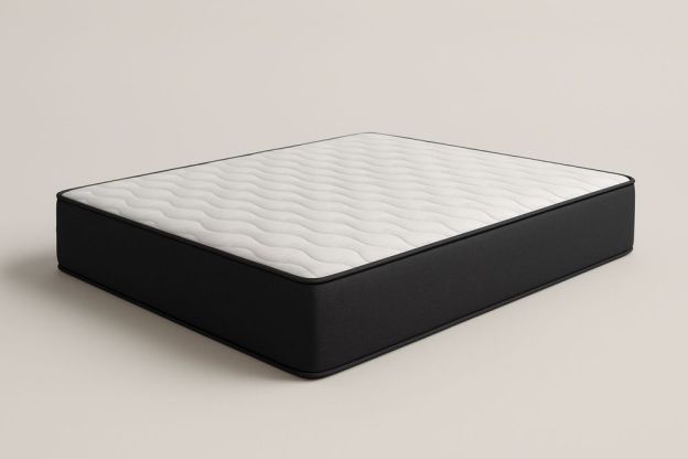 Habszivacs matrac poliészter huzattal 200 cm x 160 cm x 25 cm