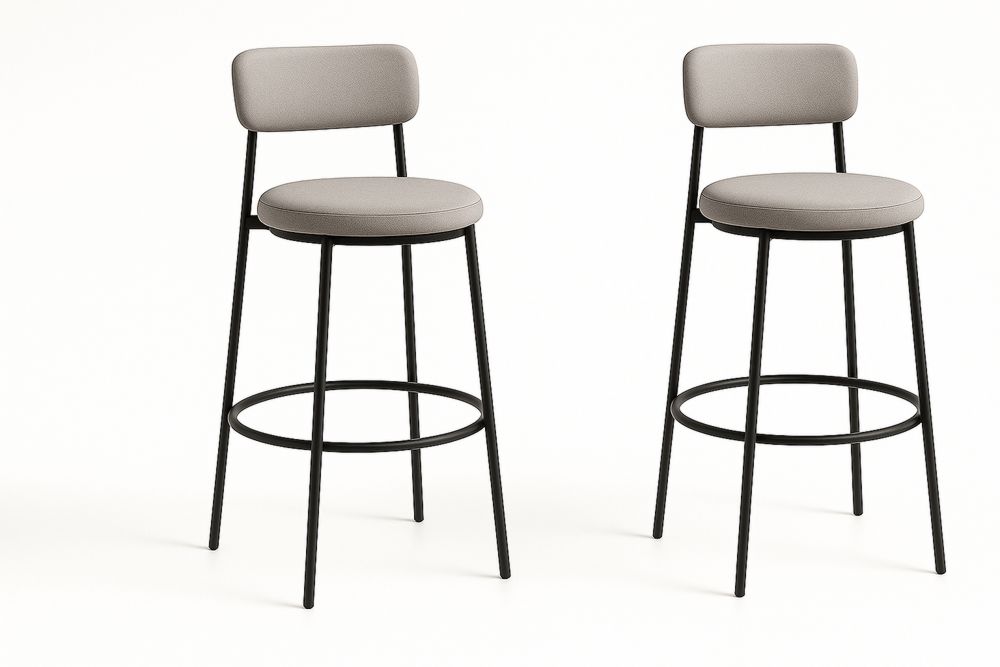 2 darabos bárszék szett acél lábakkal