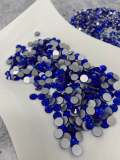 Glass Rhinestones "ROYAL BLUE" Non-Hotfix, Sizes SS6 - SS30, Faceted Rhinestone Crystals, Round FlatBack Glass (1440), Periciosa Stones