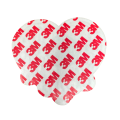 Patch Party Club (1-pc), 3.5” New York Heart Retro Patch with 3M Adhesive Backing – Perfect for Hats, Bags, Jackets, DIY Projects & Clothing