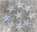 2pc/Mini Light BLUE Star Applique Set, Star Patch, 1" inch Small Stars, Cool Applique, Iron-on Embroidered Patch, Patches for Clothes