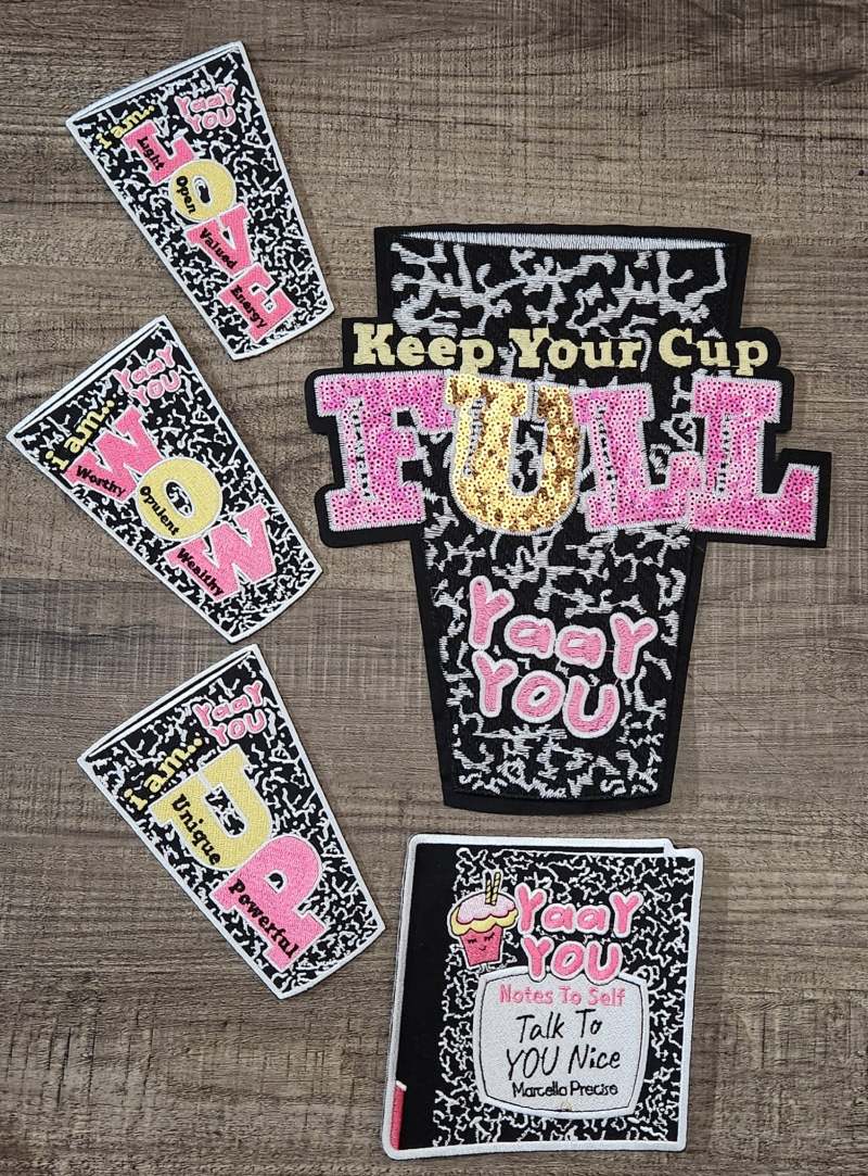 "YaaY-You: Talk To YOU Nice" 5-pc Patch Collection
