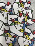 Order of The Eastern Star, Half-Face Star Iron-on Patch, Size 4", OES Badge, Small Patch for Jackets, Crocs, and Hats