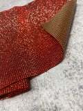 Sparkling RED,Hot-fix Rhinestone Sheet for Blinging Clothes, Shoes, Handbags, Mugs,  & More, 10" x 16.5" sz, 18,000 Stones, Iron-on
