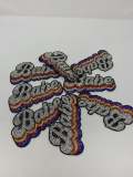 NEW Arrival, Blinged Out "Babe" Rhinestone Patch with Adhesive, Rhinestone Applique, Size 4"x2.5", Czech Rhinestones, DIY Applique