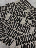 NEW, Blinged Out "Fashion Icon" Rhinestone Patch with Adhesive, Rhinestone Applique, Size 5"x2.5", Czech Rhinestones, DIY Applique