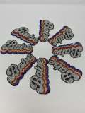 NEW Arrival, Blinged Out "Babe" Rhinestone Patch with Adhesive, Rhinestone Applique, Size 4"x2.5", Czech Rhinestones, DIY Applique