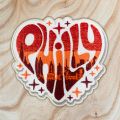 Patch Party Club (1-pc), 3.5” Philly Retro Skyline Patch with 3M Adhesive Backing – Great for Hats, Bags, Jackets, DIY Projects & Clothing