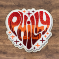 Patch Party Club (1-pc), 3.5” Philly Retro Skyline Patch with 3M Adhesive Backing – Great for Hats, Bags, Jackets, DIY Projects & Clothing