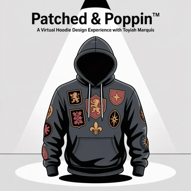 Patched & Poppin': (Part II) A "REMIXXXED" Luxe Hoodie Experience