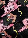 NEW, "Get Out Yo Feelings, Boo" 4" Iron or Sew on Embroidered 3D Afrocentric Patch, Exclusive Patch for DIY Crafts