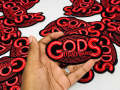 New Arrival, "God's Masterpiece" VELVET Patch, Motivational Quote Patch, 4.2"x2" inch, Diy Applique, Iron-on Patch, Jacket Patch