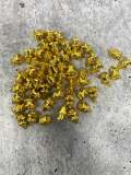 New,"Gold" Spikes, 12mm, 100-pcs, Spikes w/Screws, Small Cone Spikes & Studs, Metallic Screw-Back for DIY Punk, Leather, Bags, and Apparel