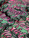 Pink & Green,"Drippin, Black Girl Magic" NEW Design, Iron-on Embroidered Patch, DIY Applique, Size 4", Cute Gift for Sorority Girl