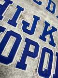 New, "BLUE/White" 3" Embroidered Letter w/Felt, Varsity Letter Patch, 1-pc, Iron-on Backing, Choose Your Letter, A-Z Letters, DIY Letters,