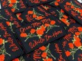 Exclusive, "Give Me My Roses, While I am Here," Statement Patch, 4"x3" Patch, Iron-on Embroidered Patch; Cool appliques, Rose Patch