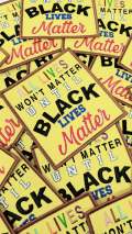 NEW, "All Lives Won't Matter" (Yellow)  Exclusive, African-American BLM, Size 4"x4", Iron-on Patch, Conscious Gifts, Black Lives Matter