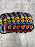 New, Exclusive, "Music Lovers Heaphones", Iron or Sew-on Embroidered 3D Music Patch, Exclusive Appliques, Size 5"