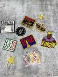 New, Men's Patch Bundle Set, "Black Excellence"|Sequins 11-Piece Assorted Men's Bundle, Iron-on Patches for Clothing