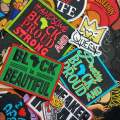 6 pc Patch Assortment, Afrocentric Iron-On Patches, Grab Bag SAMPLER, Embroidered Patches and Pins (Mixed Assortment)