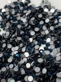 Glass Rhinestones "NAVY BLUE" Non-Hotfix, Sizes SS6 - SS30, Faceted Rhinestone Crystals, Round FlatBack Glass (1440), Periciosa Stones