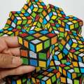 Cool, Embroidered Patch "Rubiks Cube " 3-inch, Iron-on Patch, Cute Patch Badge