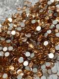 Glass Rhinestones "CHAMPAGNE" Non-Hotfix, Sizes SS6 - SS30, Faceted Rhinestone Crystals, Round FlatBack Glass (1440), Periciosa Stones