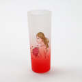 3oz “Red” Frosted Shot Glass, Blank Shot Glass for Sublimation, Customizable Frosted Shot Glass, Dye-Sub Blank for DIY Gifts