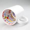 Sublimation Blanks, Bright White, 11oz inner Happy birthday mug, Custom Drinkware Mugs, Perfect Gift, Personalize Mug, For A Special Someone