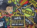 6 pc Patch Assortment, Afrocentric Iron-On Patches, Grab Bag SAMPLER, Embroidered Patches and Pins (Mixed Assortment)