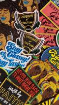 6 pc Patch Assortment, Afrocentric Iron-On Patches, Grab Bag SAMPLER, Embroidered Patches and Pins (Mixed Assortment)