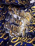 Blue & Gold,"Drippin, Black Girl Magic" NEW Design, Iron-on Embroidered Patch, DIY Applique, Size 4", Cute Gift for Sorority Girl