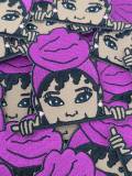 NEW, Adorable Peek a Boo Sasha Patch, Cute Patch for Girls, iron-on Patch for Denim and Converse, Patch for Little Girls, Size 3.5"