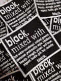 The ORIGINAL "Black Mixed With ... Mainly Black" Iron-on Embroidered Patch, Size 4" x 4", Empowerment Badge, DIY Applique for Clothing