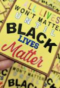 NEW, "All Lives Won't Matter" (Yellow)  Exclusive, African-American BLM, Size 4"x4", Iron-on Patch, Conscious Gifts, Black Lives Matter
