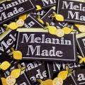 Super Cute,"Melanin Made" Popular Patch, 4" x 3" Iron-on Patch, Melanin Magic Patch, Embroidery Art,  Patch for Jackets, DIY Project, Crafts