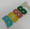 NEW "Bossy" Rhinestone, Colorful Patch with Adhesive Backing, Bling Applique Size 9", Czech Rhinestones, DIY Craft Supplies